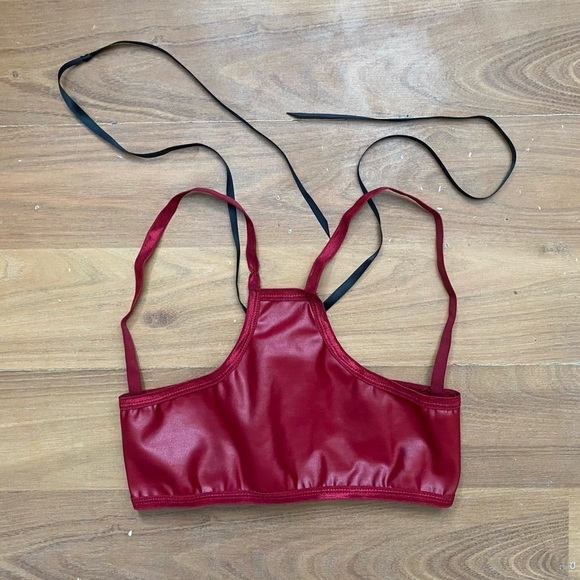 Leather Bralette - Picture 2 of 3